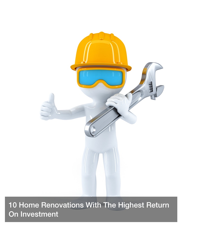 10 Home Renovations With The Highest Return On Investment