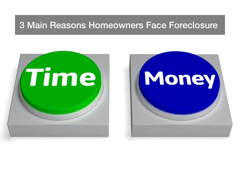 3 Main Reasons Homeowners Face Foreclosure