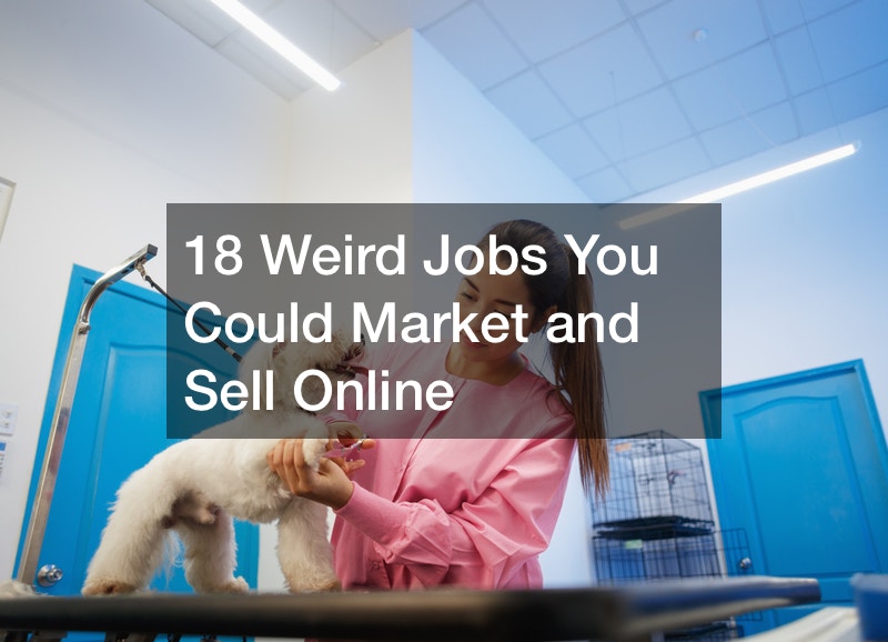 18 Weird Jobs You Could Market and Sell Online